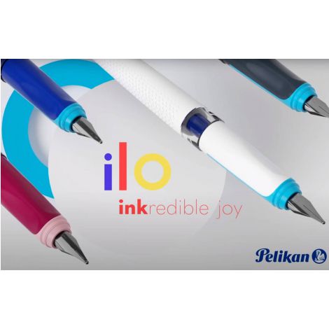 Pióro wieczne Pelikan Ilo+ M, Niebieskie - 4